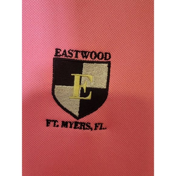 FootJoy Athletic Fit Short Sleeve Golf Polo Shirt Pink Men's Size Large - Picture 4 of 6